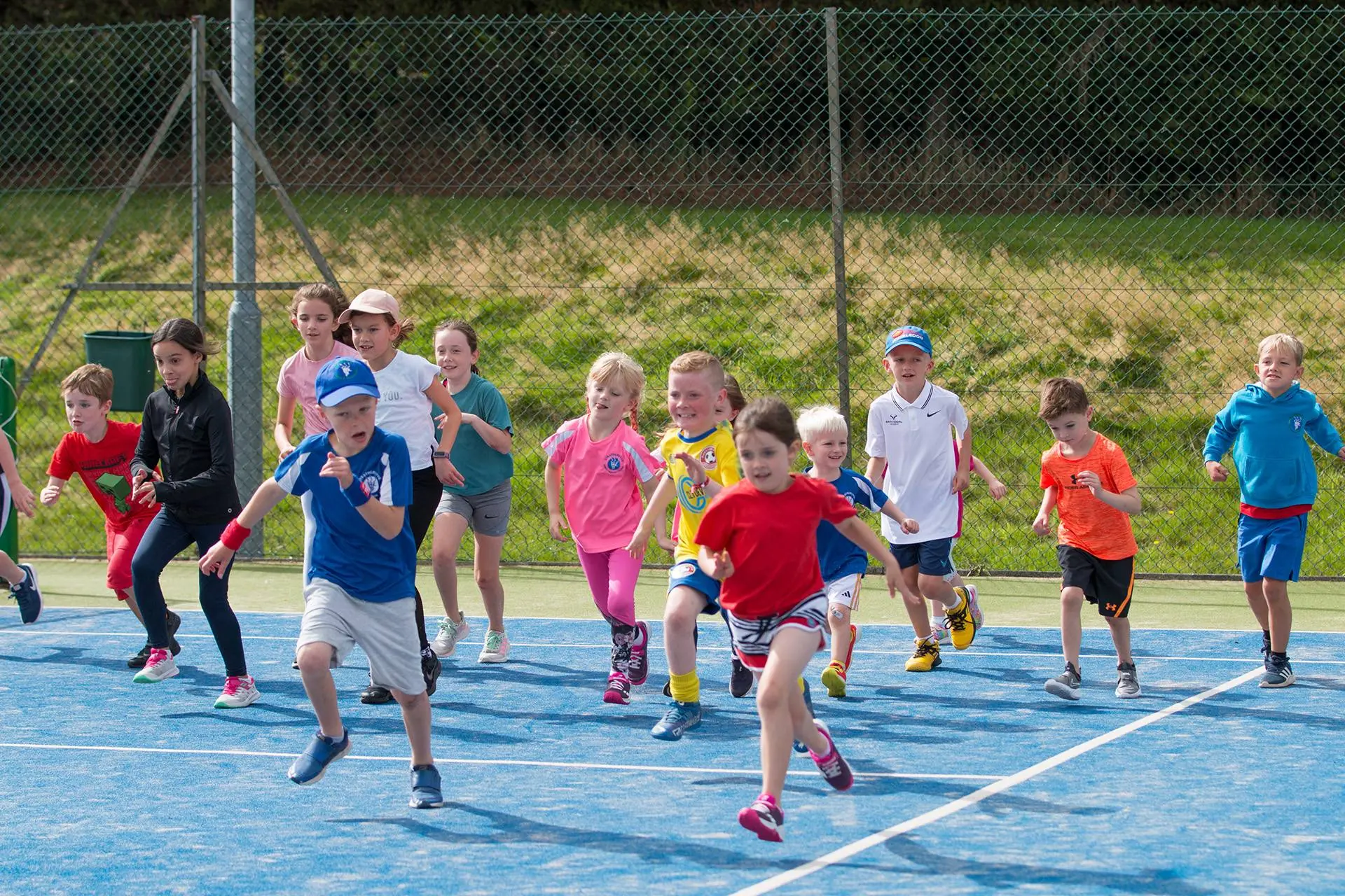Juniors at a coaching session